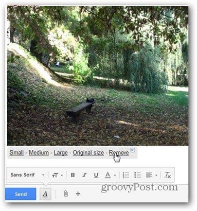 noul gmail compune fotografii de inserare