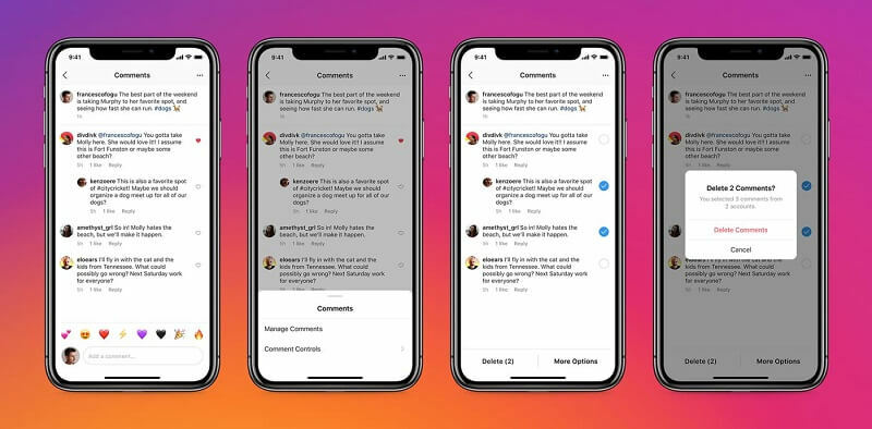 Utilizatorii Instagram pot acum filtra rapid comentariile negative în bloc, precum și să le evidențieze pe cele pozitive. Platforma adaugă, de asemenea, noi controale pentru a gestiona cine poate eticheta sau menționa contul dvs. pe Instagram.