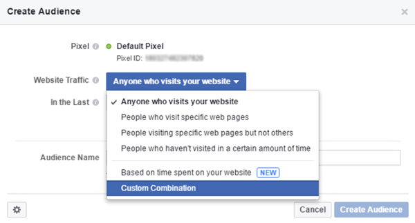 Creați un public personalizat Facebook pentru a viza anunțurile către utilizatorii de dispozitive mobile care v-au vizitat site-ul web.