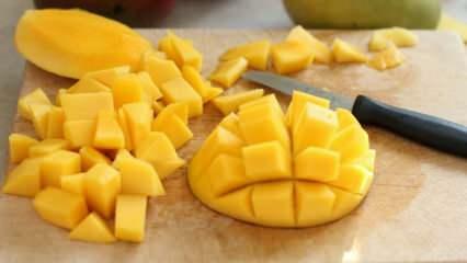 Cum se toacă mango? Cum să feli mango cel mai ușor? Cea mai ușoară tehnică de tăiat mango acasă
