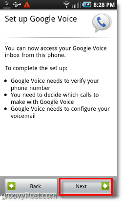 Conectare Google Voice pe Android pentru mobil