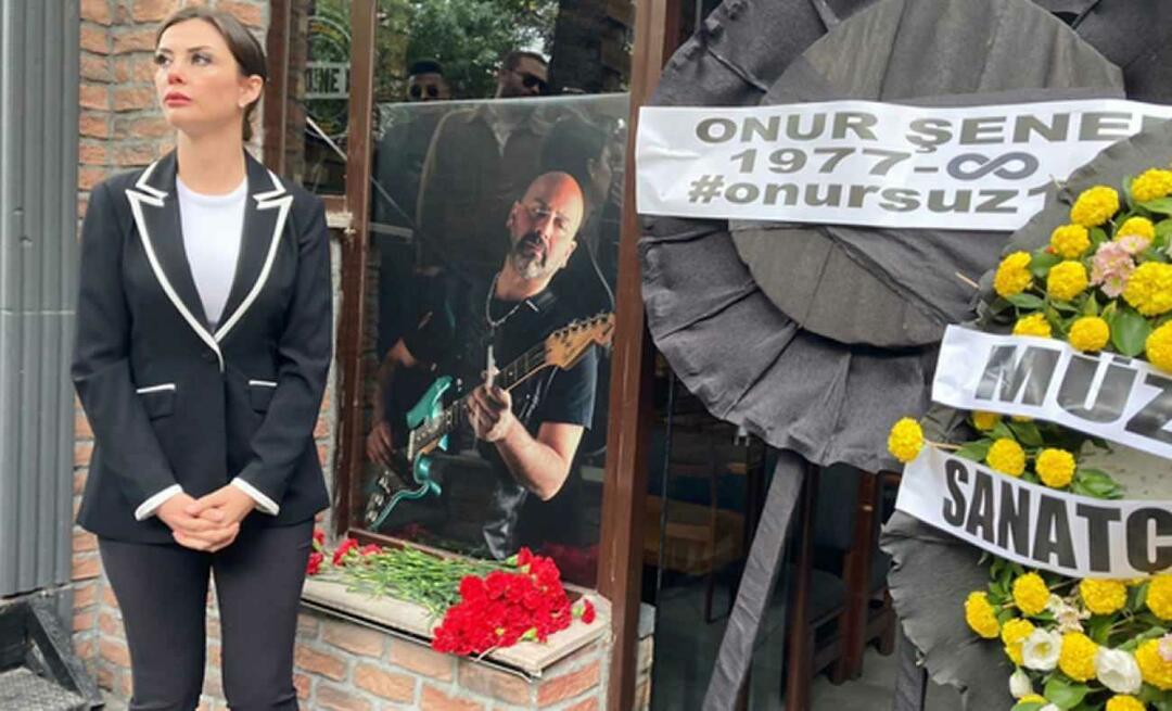 A avut loc o ceremonie de comemorare pentru Onur Şener, care a fost ucis din cauza cererii sale pentru un cântec: El este peste tot!