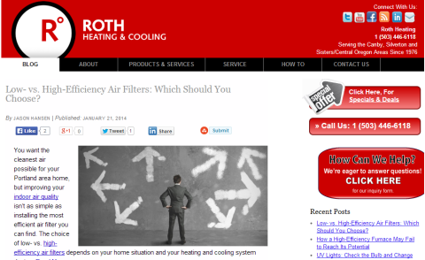 site-ul Roth pentru încălzire și răcire