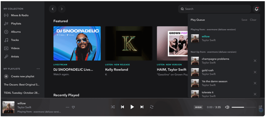 Motivele utilizării TIDAL peste Apple Music și Spotify în 2021