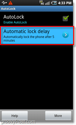 setați ora pentru blocarea modelului pe telefonul Android