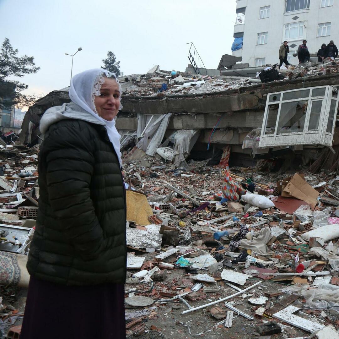 Cadre de la cutremure centrate pe Kahramanmaraş