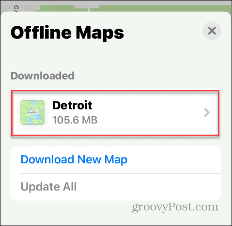 Descărcați Apple Maps pentru utilizare offline