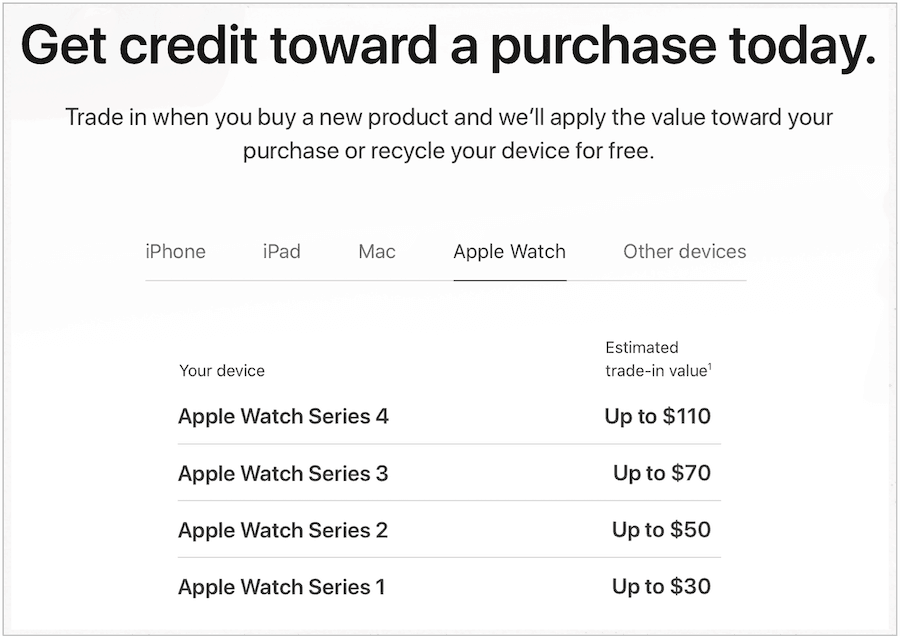 vinde Apple Watch prin măr