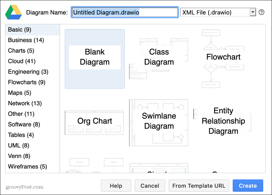 Diagrams.net Pentru documente