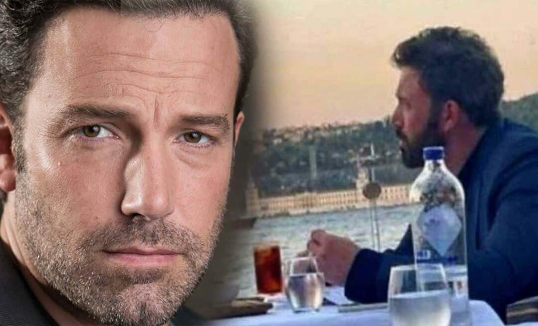 Ben Affleck s-a bucurat singur de Bosfor! Cine este Ben Affleck? De ce la Istanbul?