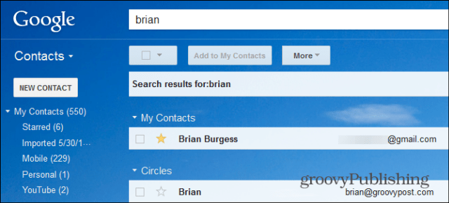 Sfat Gmail: Acum puteți stabili Contacte