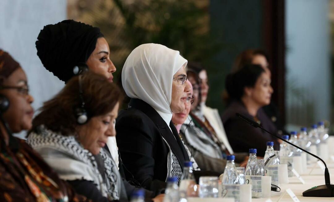 Împărtășirea unei inimi pentru Palestina de la Prima Doamnă Erdogan! „Suntem hotărâți să ne continuăm solidaritatea!”