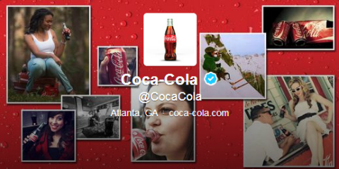 antetul twitter coca cola