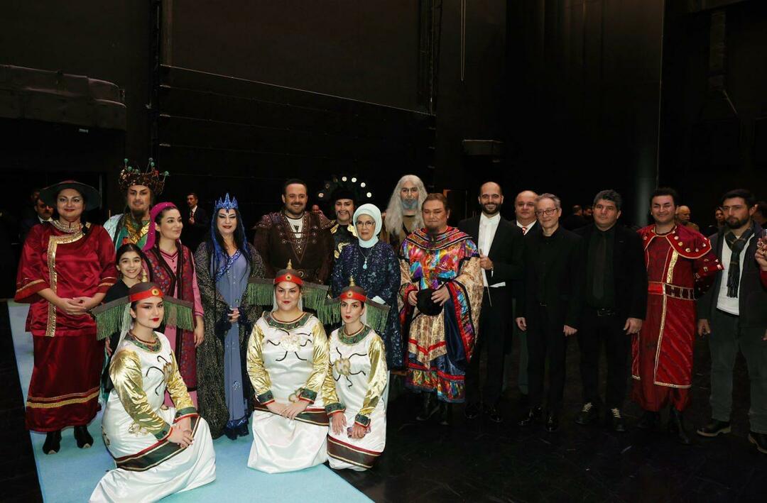 Emine Erdoğan a vizionat opera Turandot