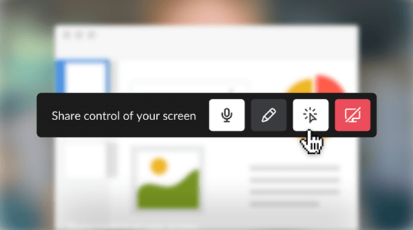 Slack și-a extins capacitățile de partajare a ecranului pentru a include acum partajarea interactivă a ecranului.