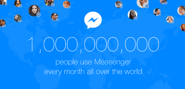 facebook messenger un miliard de utilizatori