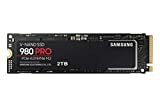 SAMSUNG 980 PRO SSD 2TB PCIe NVMe Gen 4 Gaming M.2 Card de memorie intern SSD, viteză maximă, control termic, MZ-V8P2T0B