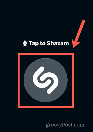 butonul shazam