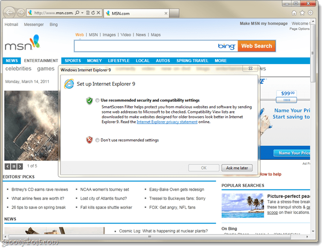 Internet Explorer 9 Final, acum disponibil