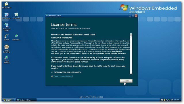 Cum să actualizați Instalarea XP la Windows 8