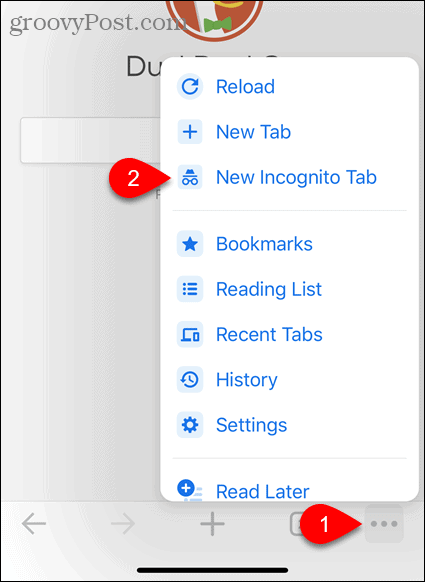 Atingeți fila Incognito nouă în Chrome pentru iOS