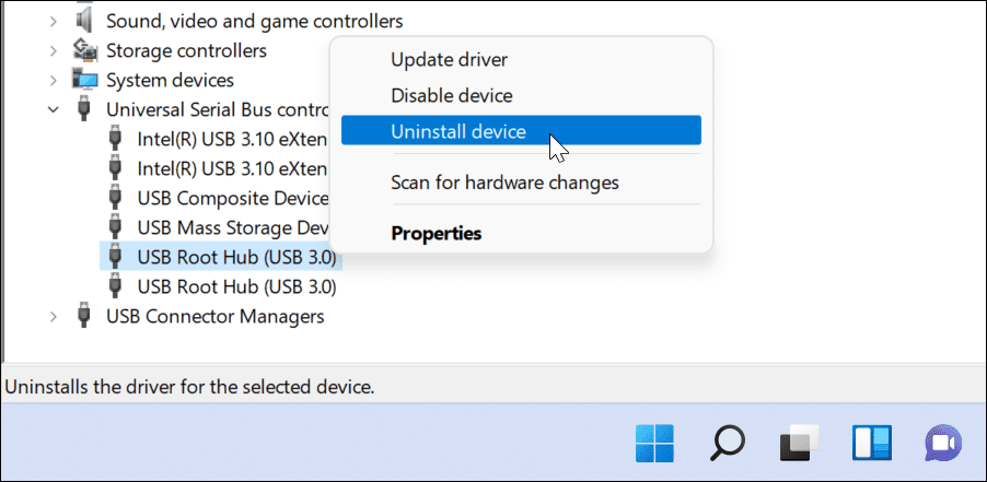 remediați usb-ul care nu funcționează pe Windows 11