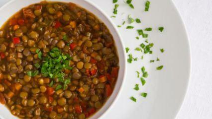 Supa de linte verde te face să te îngrași? Rețetă de supă de linte cu conținut scăzut de calorii