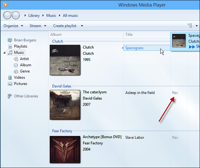 Flac suportă Windows Media Player