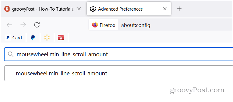 Schimbați viteza de defilare pe Firefox