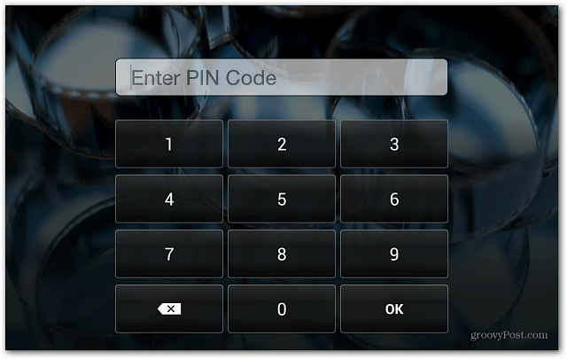 Ecran de blocare Kindle Fire HD Introduceți codul PIN