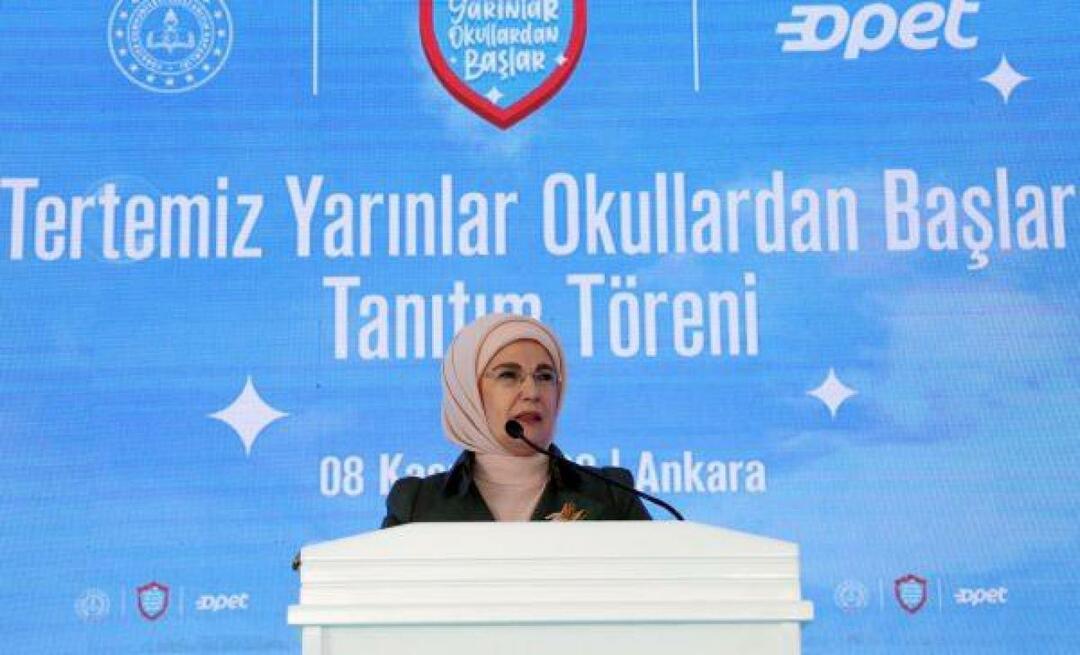 Emine Erdoğan a participat la programul promoțional „Immaculate Tomorrows Begin with Schools”!