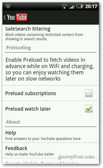 YouTube actualizat pentru Android Froyo și Gingerbread Actualizat