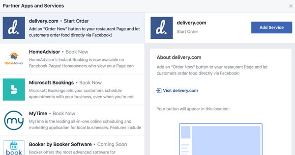 Vedeți toate aplicațiile și serviciile partenere Facebook disponibile, precum și serviciile care vor apărea în curând mai jos.