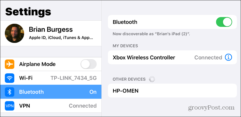 Bluetooth iPad Xbox Controler