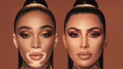 Kim Kardashian și Winnie Harlow au devenit fețe publicitare în același cadru!