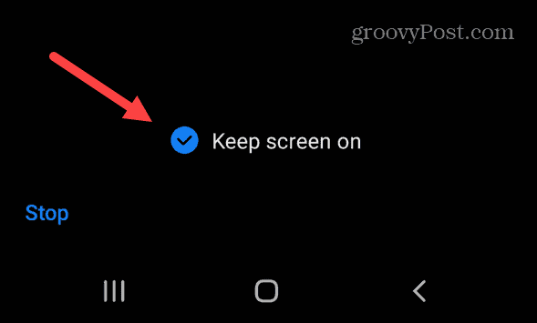 păstrați ecranul pe Android