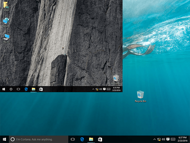 Opriți pictogramele desktop Windows 10 din schimbarea locației după o actualizare a ecranului