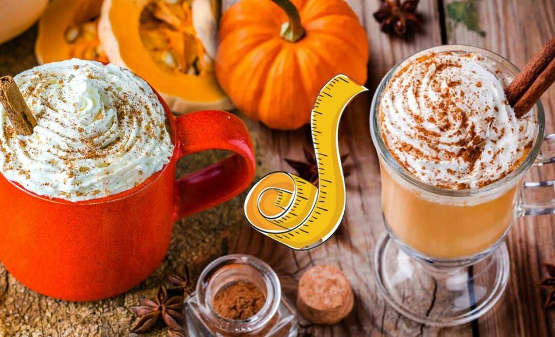 Calorii latte cu condimente de dovleac? Latte-ul cu dovleac te face să te îngrași? Starbucks Pumpkin Spice Latte 