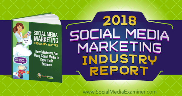 Raportul 2018 al industriei de marketing pentru rețelele sociale pe examinatorul de rețele sociale.