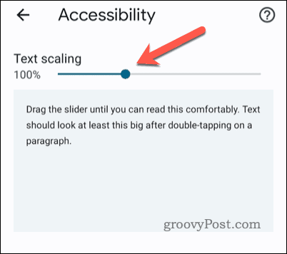 Schimbați opțiunea de scalare a textului în Chrome