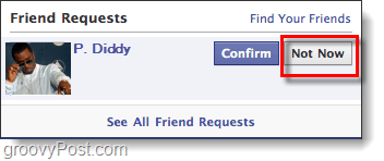 Noua caracteristică prietenă „Nu acum” de pe Facebook