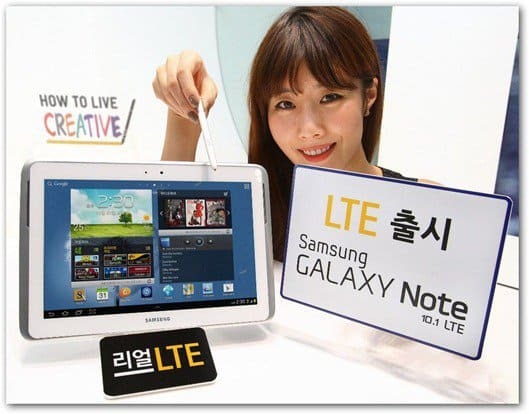Samsung Galaxy Note 10.1 Obține versiunea LTE, numai în Coreea