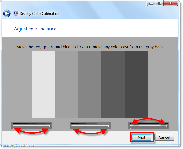 Cum să calibreze culoarea ecranului Windows 7 folosind dccw.exe