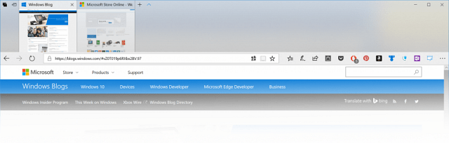 Îmbunătățirile Microsoft Edge
