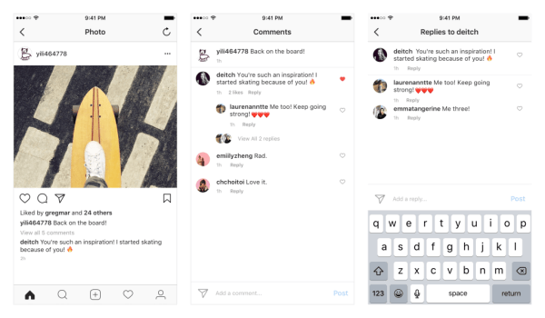 Instagram va lansa comentarii pe iOS și Android în următoarele săptămâni.