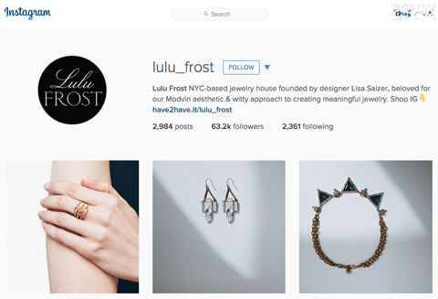 profil instagram lulu frost