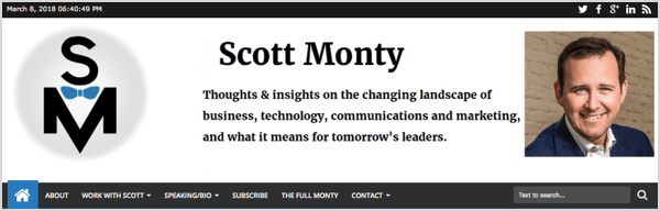 Brandul personal al lui Scott Monty a rămas cu el.