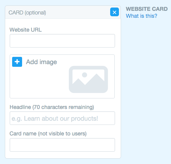site-ul web twitter faceți clic pe șablonul cardului site-ului web