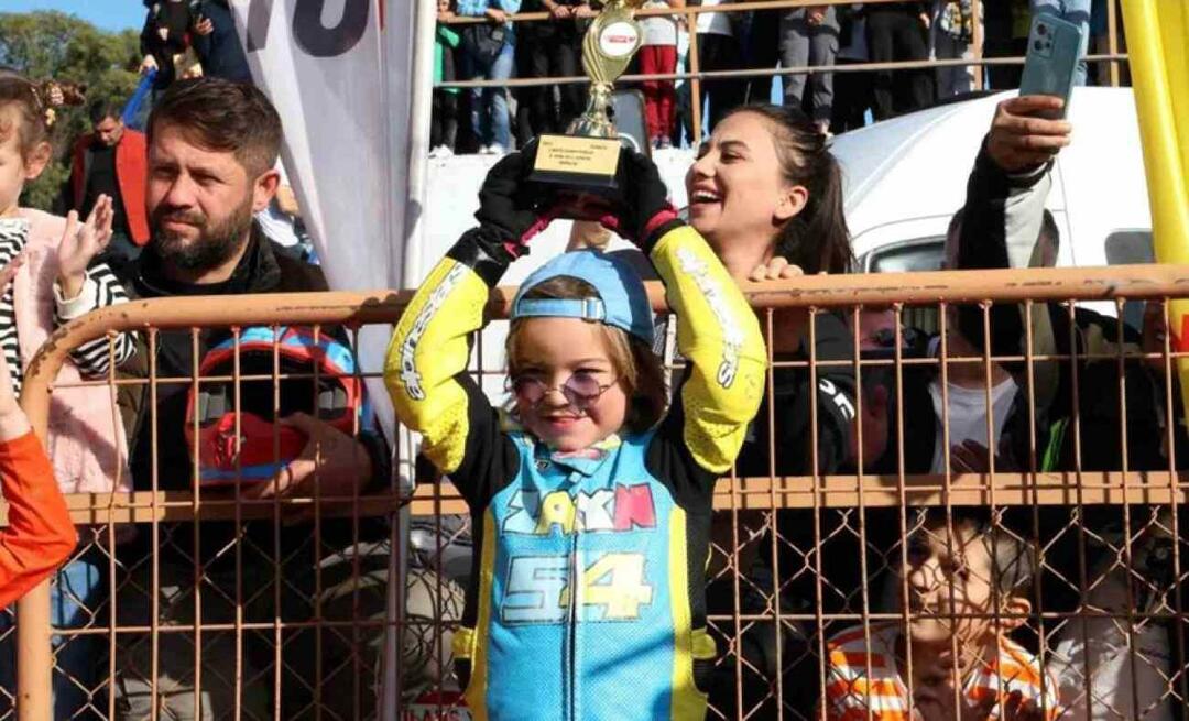 Bucurie de campionat de la fiul lui Kenan Sofuoğlu, Zayn, în vârstă de 4 ani!
