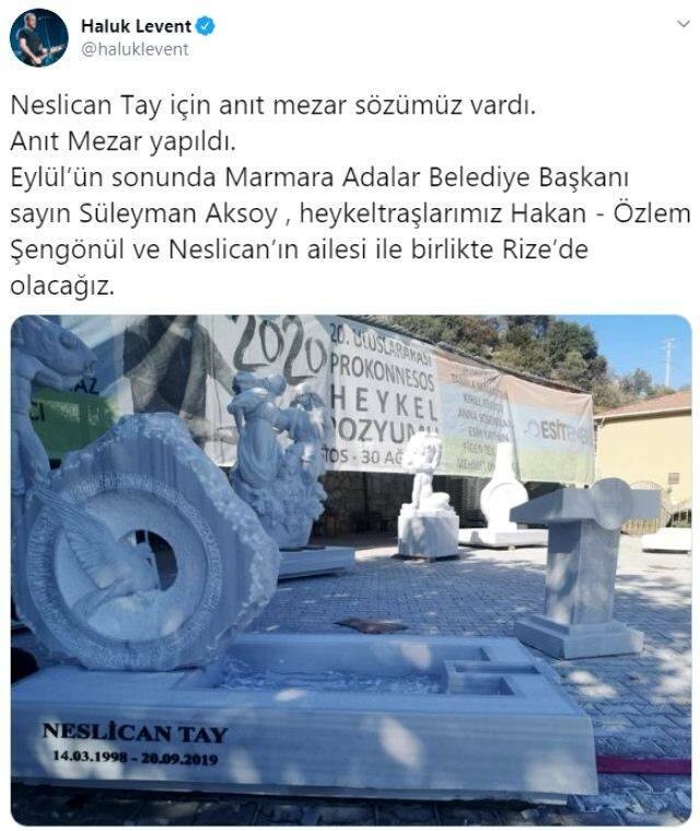 Haluk Levent și-a ținut promisiunea pentru Neslican Tay! Se va face un mormânt memorial ...